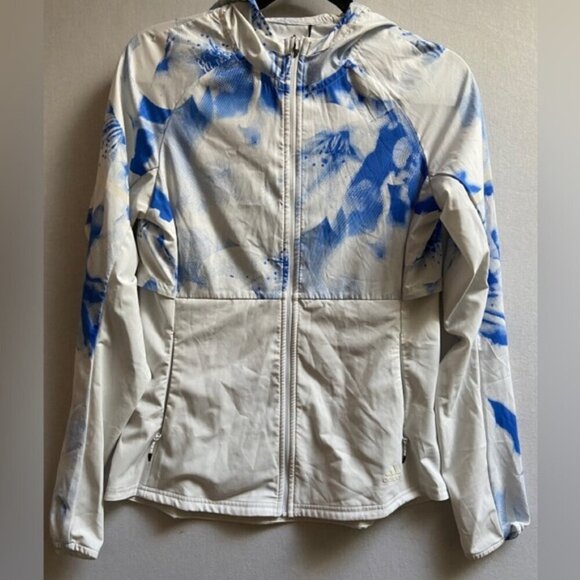 ADIDAS Ultra Graphic Hooded Lightweight Running Jacket Sz S - Picture 2 of 14
